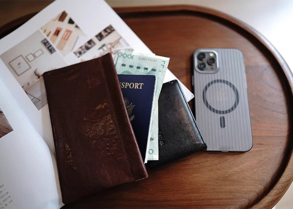 DEEPKEE original nubuck handmade full-grain genuine leather cowhide bag Handcrafted Leather Coin Purse & Card Organizer Wallet #D80591