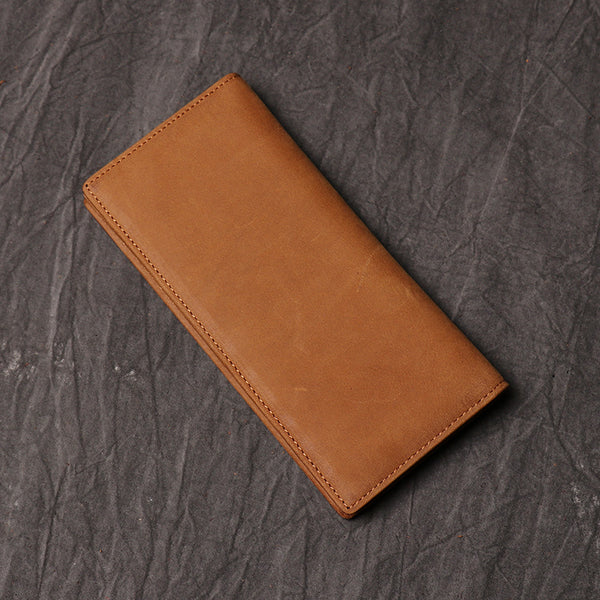 DEEPKEE original nubuck handmade full-grain genuine leather cowhide bag Crazy Horse Leather Suit Wallet No.L196_1