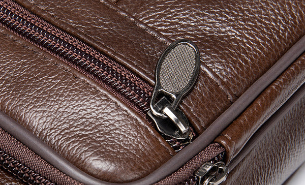 DEEPKEE original nubuck handmade full-grain genuine leather cowhide bag Deepkee Handcraft leather shoulder crossbody small bag #1180500