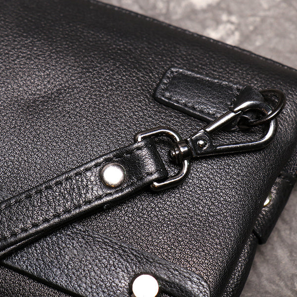 DEEPKEE original nubuck handmade full-grain genuine leather cowhide bag DEEPKEE HANDMADE | Genuine Leather Zip Around Wallet Clutch Wristlet Travel Long Purse No.J083