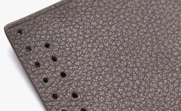 DEEPKEE original nubuck handmade full-grain genuine leather cowhide bag DIY Leather Wallet - Handmade Material Kit No.DC005