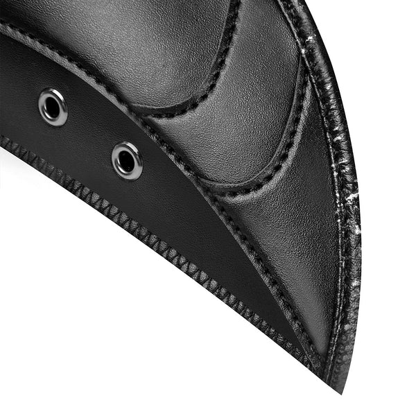 DEEPKEE original nubuck handmade full-grain genuine leather cowhide bag Steampunk Plague Doctor Hooked Beak Mask #FPBM053