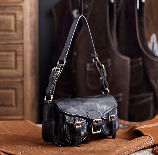 DEEPKEE original nubuck handmade full-grain genuine leather cowhide bag DEEPKEE HANDMADE LEATHER Cite bag #31017