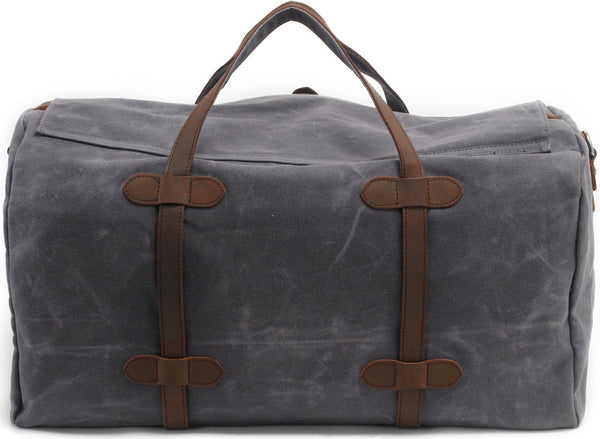 DEEPKEE original nubuck handmade full-grain genuine leather cowhide bag Leather Accessories Canvas Weekend Bag #2032K1