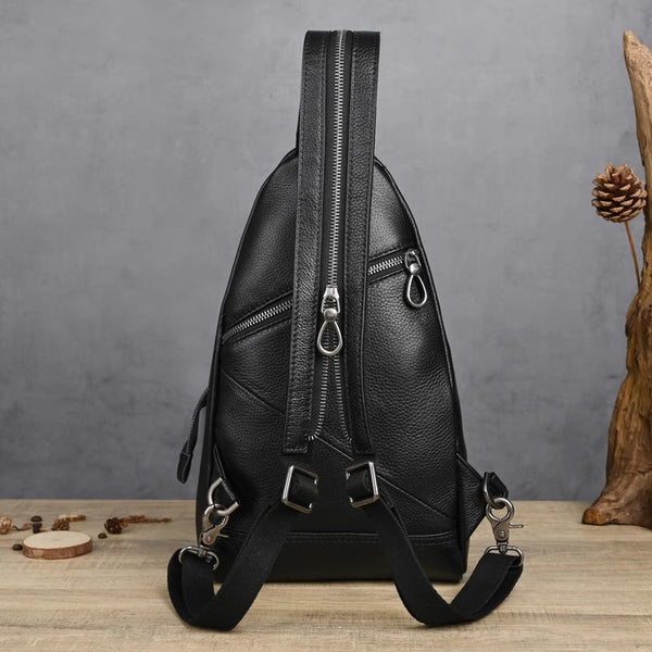 DEEPKEE original nubuck handmade full-grain genuine leather cowhide bag Deepkee Leather Unisex Dual-use Bag Backpack #SJ007