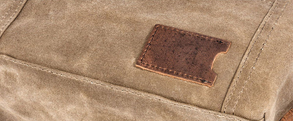 DEEPKEE original nubuck handmade full-grain genuine leather cowhide bag Canvas Leather waterproof wash bag for portable business trip, small organizer bag #6111Z