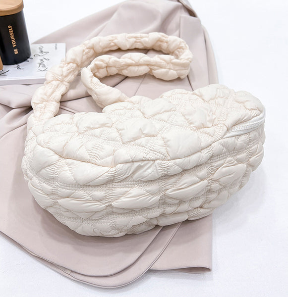 DEEPKEE original nubuck handmade full-grain genuine leather cowhide bag Gnocchi Bag Cross-Body Cozy Bag 雲朵包 WXQ-2