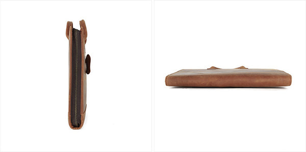 DEEPKEE original nubuck handmade full-grain genuine leather cowhide bag DEEPKEE genuine leather multifunctional briefcase 15.6 inch men's bag #2220