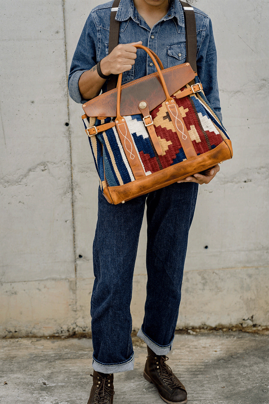 DEEPKEE original nubuck handmade full-grain genuine leather cowhide bag Deepkee Turkish Handmade Wool Rug Replica Kelly Cowhide Bag #30096