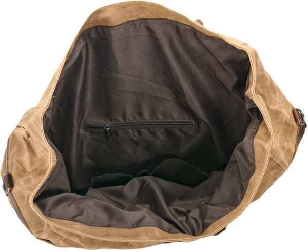 DEEPKEE original nubuck handmade full-grain genuine leather cowhide bag DEEPKEE ® Travel Duffle Bag a.k.a #5166