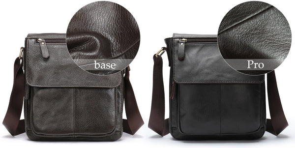 DEEPKEE original nubuck handmade full-grain genuine leather cowhide bag DEEPKEE handmade leather satchel #819