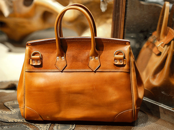 DEEPKEE original nubuck handmade full-grain genuine leather cowhide bag Deepkee Women Handbags Top Handle Satchel Purse Shoulder Bag #30073