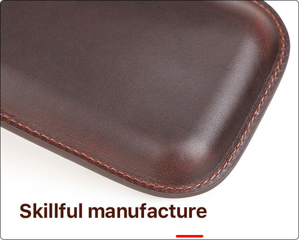 DEEPKEE original nubuck handmade full-grain genuine leather cowhide bag Best 3pcs Cool Leather cigar (loanword) Cases CF5003