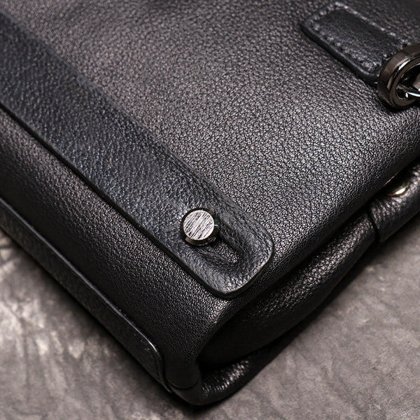 DEEPKEE original nubuck handmade full-grain genuine leather cowhide bag DEEPKEE HANDMADE | Genuine Leather Zip Around Wallet Clutch Wristlet Travel Long Purse No.J083