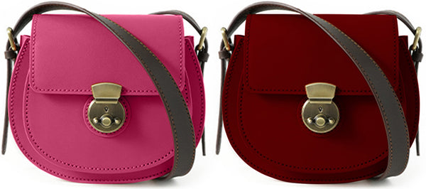 DEEPKEE original nubuck handmade full-grain genuine leather cowhide bag Colorful Saddle Bag DIY Leather Bag Kit Handmade ™ No. NYK174