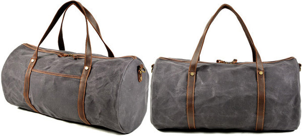DEEPKEE original nubuck handmade full-grain genuine leather cowhide bag Urban Weekender Duffle Bag #9824