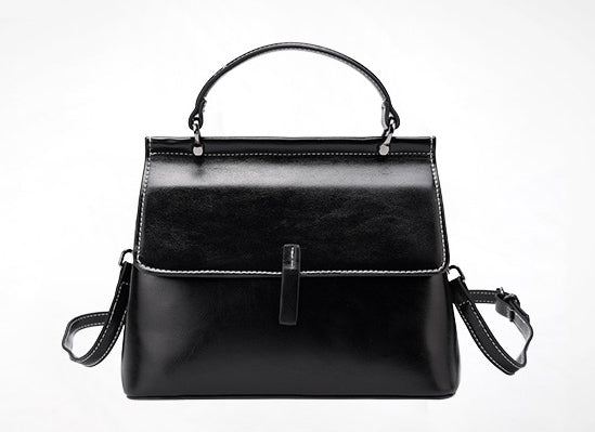 DEEPKEE original nubuck handmade full-grain genuine leather cowhide bag Cowhide Satchel Bag for Outgoing #6975-D