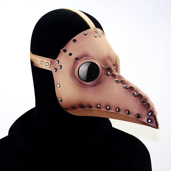 DEEPKEE original nubuck handmade full-grain genuine leather cowhide bag Deepkee Steampunk Medieval Plague Beak Mask #HG65005