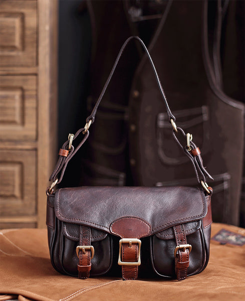 DEEPKEE original nubuck handmade full-grain genuine leather cowhide bag DEEPKEE HANDMADE LEATHER Cite bag #31017