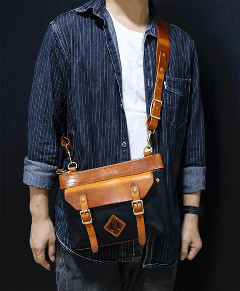 DEEPKEE original nubuck handmade full-grain genuine leather cowhide bag Vegetable Tanned Leather Unisex Satchel Bag #674