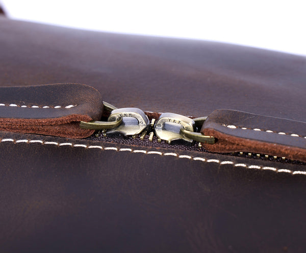 DEEPKEE original nubuck handmade full-grain genuine leather cowhide bag 1234567890