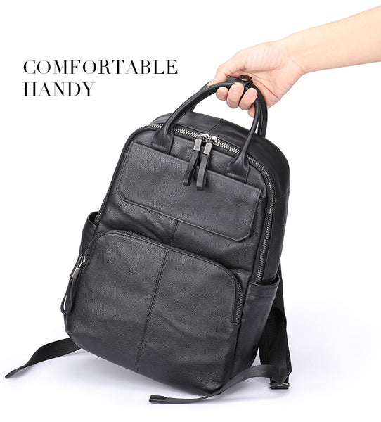 DEEPKEE original nubuck handmade full-grain genuine leather cowhide bag DEEPKEE HANDMADE Leather Business Shoulder Bag #816