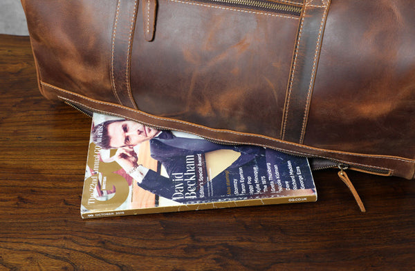 DEEPKEE original nubuck handmade full-grain genuine leather cowhide bag 1234567890