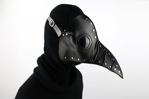 DEEPKEE original nubuck handmade full-grain genuine leather cowhide bag Deepkee Halloween Plague Long Bird Beak Doctor Ball Masks #HG074