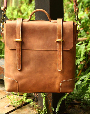 GENUINE LEATHER MENS COOL MESSENGER BAG IPAD BAG CHEST BAG BIKE BAG CYCLING EVELOPE CLUTH BAG FOR MEN