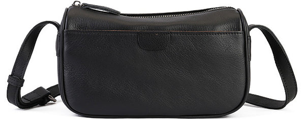 DEEPKEE original nubuck handmade full-grain genuine leather cowhide bag Unisex Leather Boston Bag No.9096