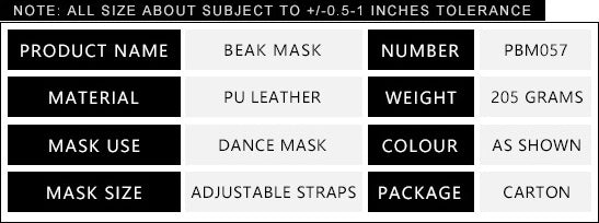 DEEPKEE original nubuck handmade full-grain genuine leather cowhide bag Halloween Plague Bird Doctor Mask, Holiday Party Cosplay Props #FPBM057