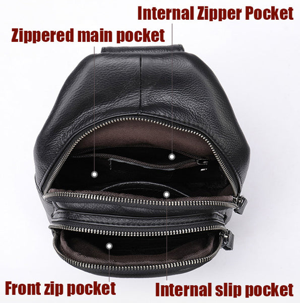 DEEPKEE original nubuck handmade full-grain genuine leather cowhide bag Deepkee Handcraft Crossbody Sling Bags #9000