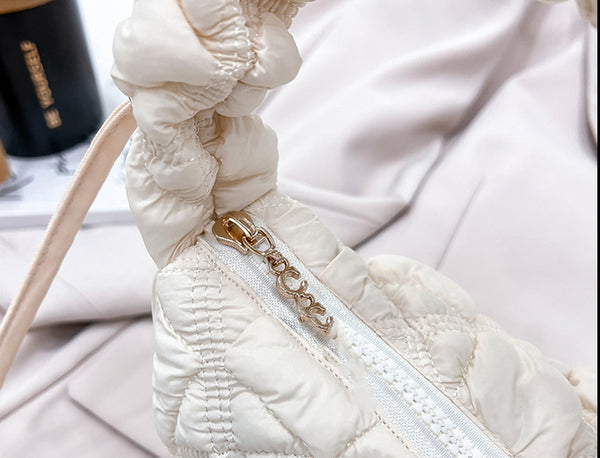 DEEPKEE original nubuck handmade full-grain genuine leather cowhide bag Gnocchi Bag Cross-Body Cozy Bag 雲朵包 WXQ-2