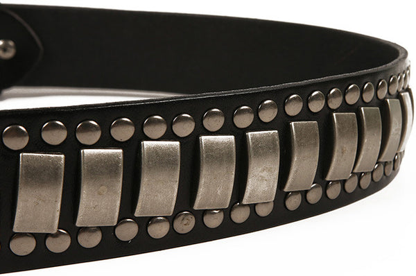 DEEPKEE original nubuck handmade full-grain genuine leather cowhide bag Deepkee Handcrafted Cowhide Studded Belt #655759