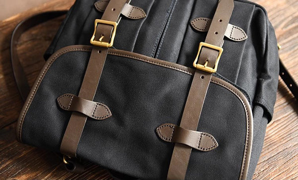 DEEPKEE original nubuck handmade full-grain genuine leather cowhide bag Portable Cycling Messenger Bags #70232