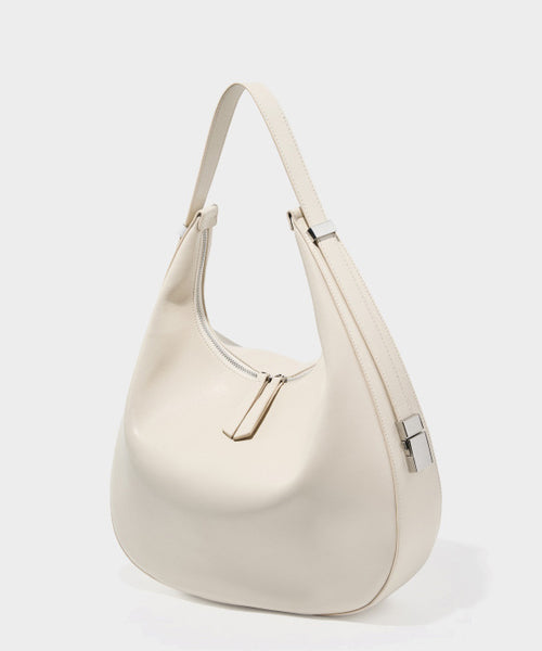 DEEPKEE original nubuck handmade full-grain genuine leather cowhide bag Handmade Leather Simple Style Underarm Bag #2782