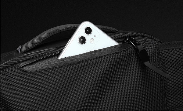 DEEPKEE original nubuck handmade full-grain genuine leather cowhide bag Sling Bag Hard Shell Crossbody Bag Waterproof Short Trip USB Charging Port Teenage 10L No.9509