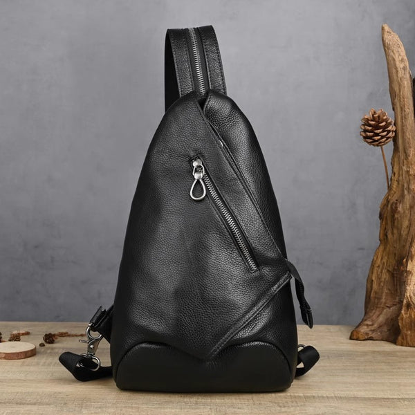 DEEPKEE original nubuck handmade full-grain genuine leather cowhide bag Deepkee Leather Unisex Dual-use Bag Backpack #SJ007