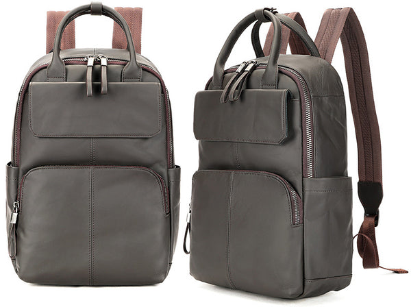 DEEPKEE original nubuck handmade full-grain genuine leather cowhide bag DEEPKEE HANDMADE Leather Business Shoulder Bag #816