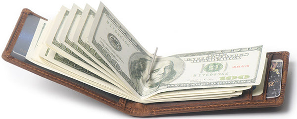 DEEPKEE original nubuck handmade full-grain genuine leather cowhide bag DEEPKEEE HANDMADE | Cowhide Bi-fold Wallet No.188