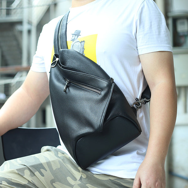 DEEPKEE original nubuck handmade full-grain genuine leather cowhide bag Deepkee Leather Unisex Dual-use Bag Backpack #SJ007