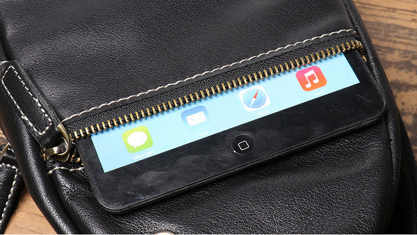 DEEPKEE original nubuck handmade full-grain genuine leather cowhide bag Toby Soft Leather CrossBody Bag No.3809