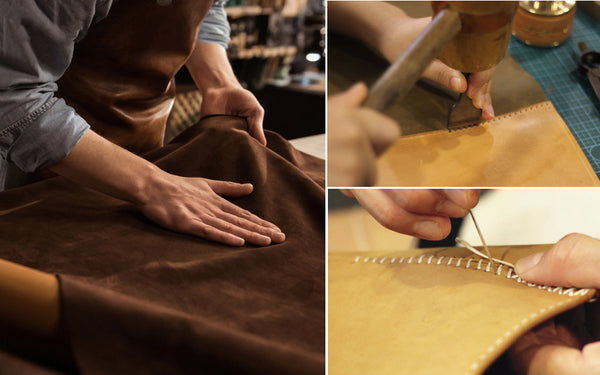 DEEPKEE original nubuck handmade full-grain genuine leather cowhide bag Travel Rucksack School Backpack No1811