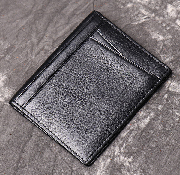 DEEPKEE original nubuck handmade full-grain genuine leather cowhide bag First Layer Cowhide, Credit Card/Driver's License Holder No.1012