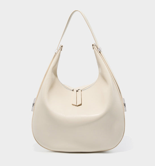 DEEPKEE original nubuck handmade full-grain genuine leather cowhide bag Handmade Leather Simple Style Underarm Bag #2782