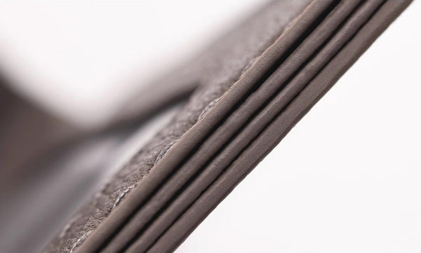 DEEPKEE original nubuck handmade full-grain genuine leather cowhide bag DIY Leather Wallet - Handmade Material Kit No.DC005