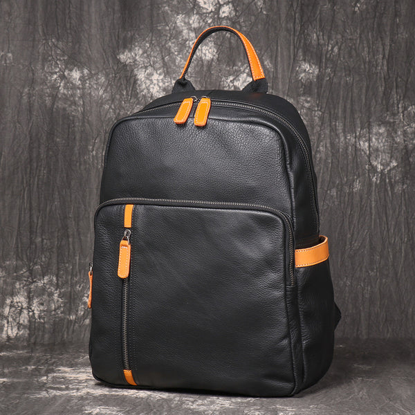 DEEPKEE original nubuck handmade full-grain genuine leather cowhide bag The Cowhide Travel Backpack #1788