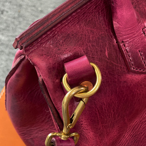 DEEPKEE original nubuck handmade full-grain genuine leather cowhide bag The Oil-wax Cowhide Faux Replic Birkin 25 Bag #BR6315