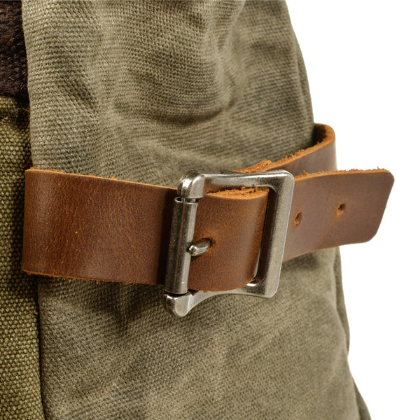 DEEPKEE original nubuck handmade full-grain genuine leather cowhide bag Doug Mountaineering Backpack #9721