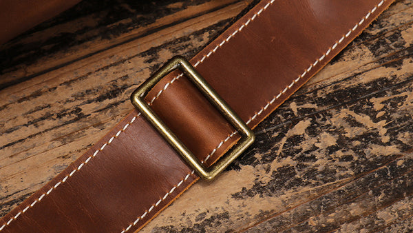 DEEPKEE original nubuck handmade full-grain genuine leather cowhide bag DEEPKEE HANDMADE | ADOLF LEATHER DUFFLE No.1188-1